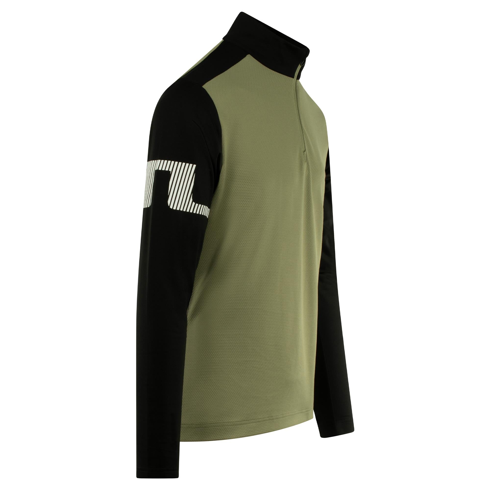 J Lindeberg Heath Strike Mens Golf Mid Layer Oil Green